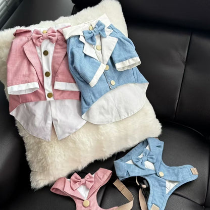 The Chelsea Charm – Baby Blue Harness
