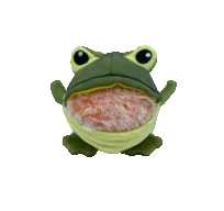 Big Mouth Frog Interactive Treat-Hiding Dog Toy