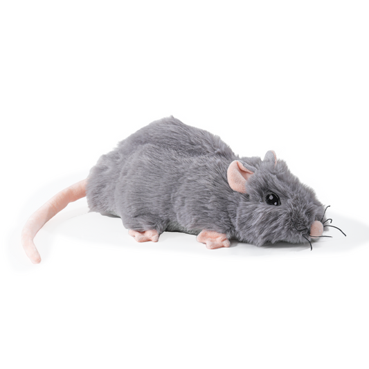 Snuffle Mouse Dog Toy – Nosework Puzzle Plush with Hidden Treat Pockets