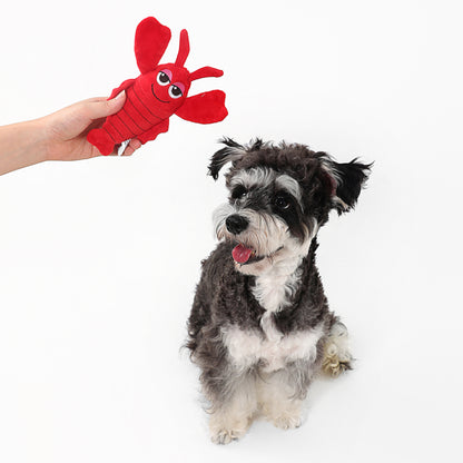 Lobster Squeaky Dog Toy – Interactive Play