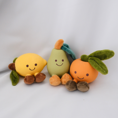 Jelly Dog™ Squeaky Plush – Lemon Chew Buddy for Trendy Pups