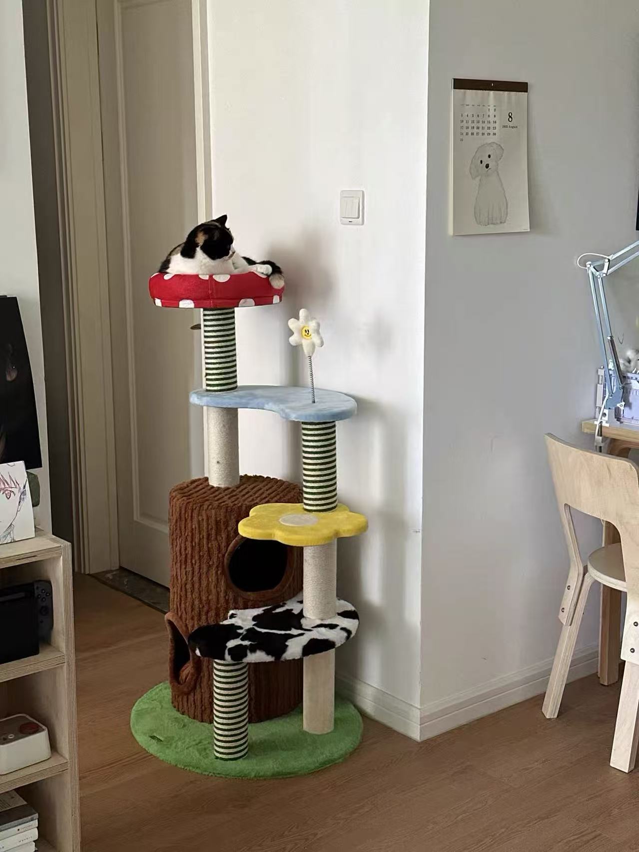 Deluxe 3-in-1 Multi-Function Cat Tree — Bed, Scratcher & Multi-Level Activity Tower