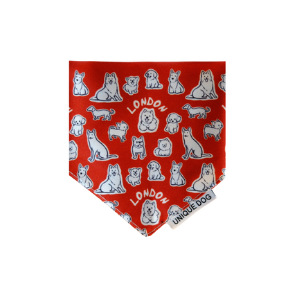 London Attitude Bandana - Unique Dog Signature Bandana