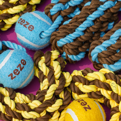 Is That So? Rope & Tennis Ball Dog Toy