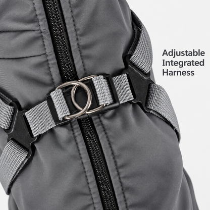 Utility Harness Dog Coat - Slate Grey