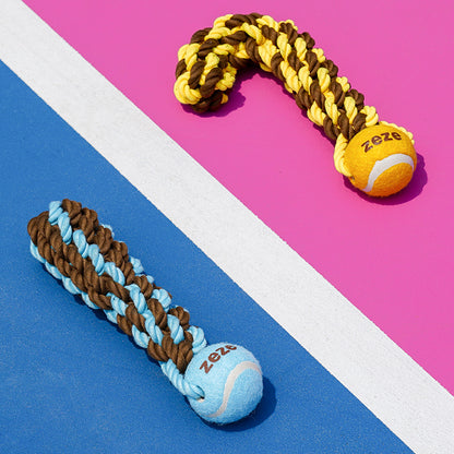 Is That So? Rope & Tennis Ball Dog Toy