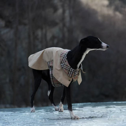 Handmade British Heritage Dog Coat — Classic Check Edition