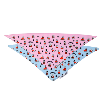 Royal Pups Bandana – Baby Pink Edition