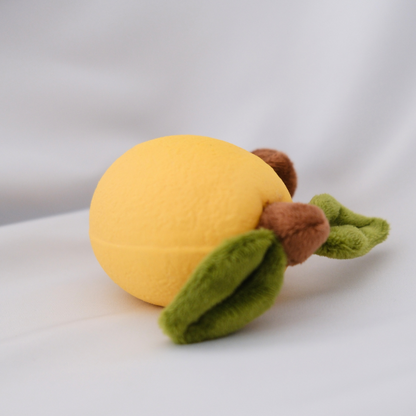Jelly Dog™ Squeaky Plush – Lemon Chew Buddy for Trendy Pups