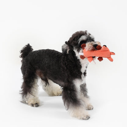 Happy Fox Squeaky Dog Toy – Interactive Play