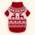 Xmas Pet Jumper - Red Nordic Knit Jumper