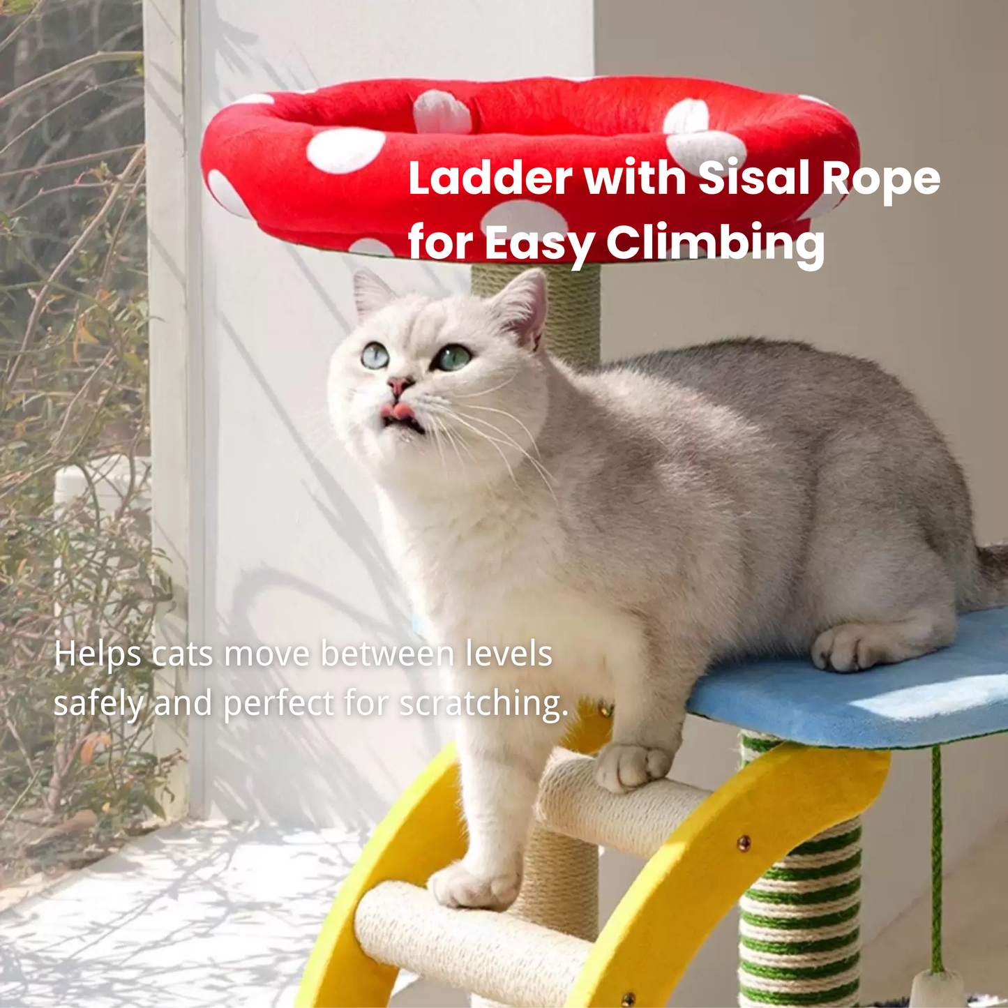 3-in-1 Multi-Function Cat Tree — Bed, Scratcher & Multi-Level Activity Tower