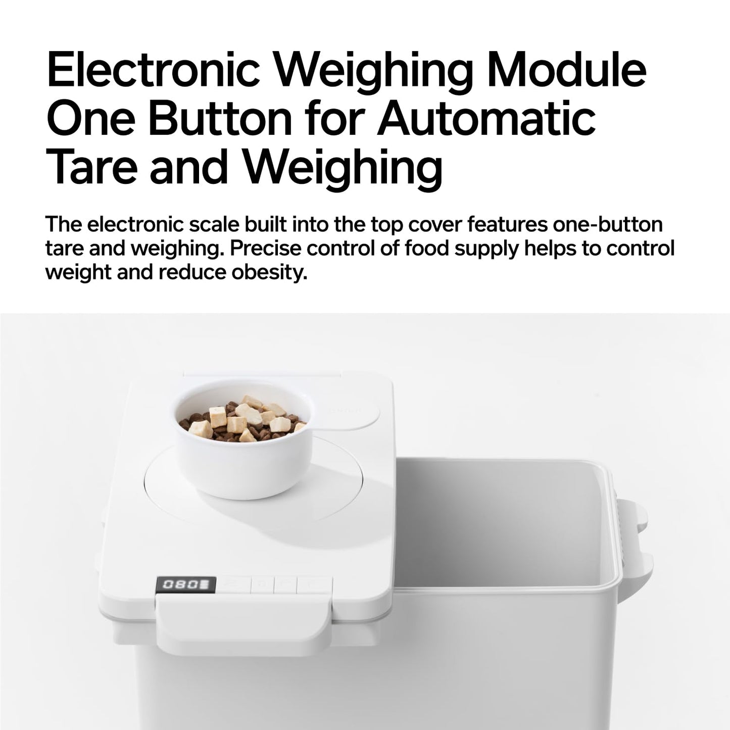 15L Vacuum Pet Food Storage with Scale
