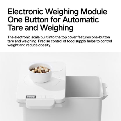 15L Vacuum Pet Food Storage with Scale