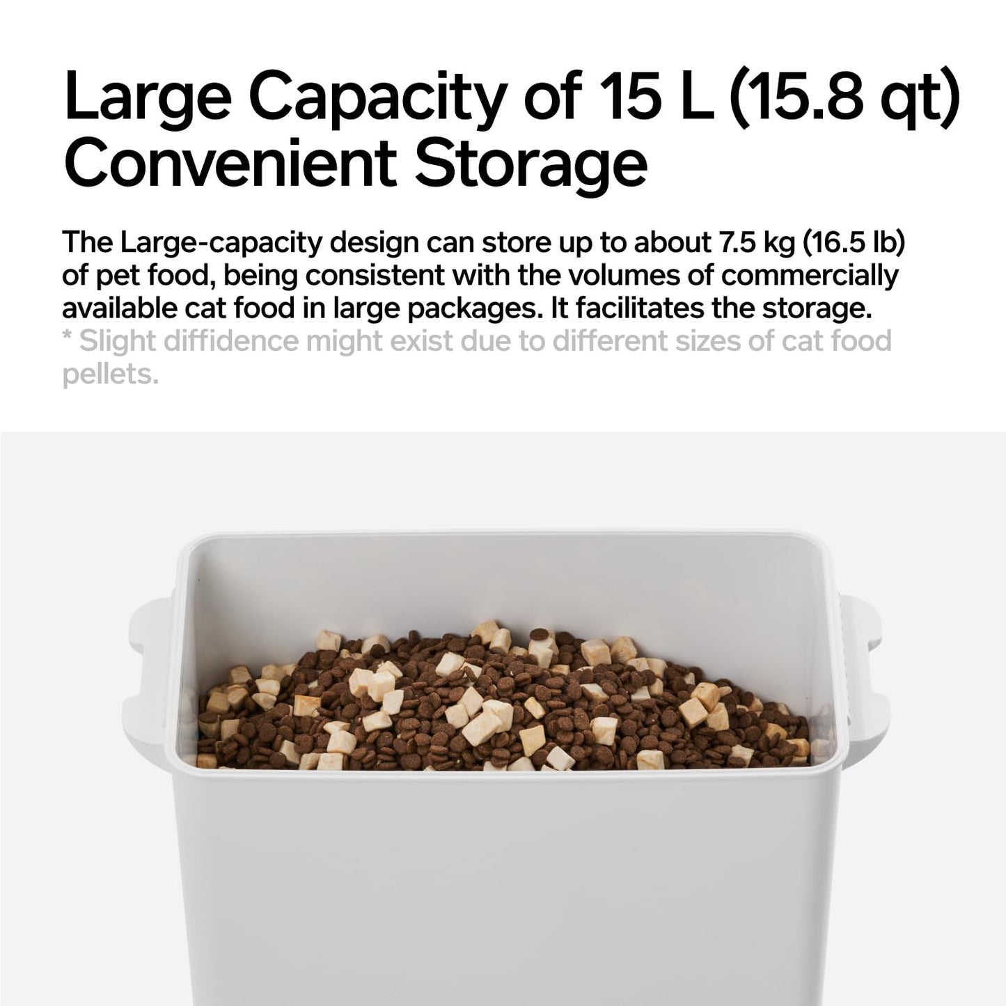 15L Vacuum Pet Food Storage with Scale