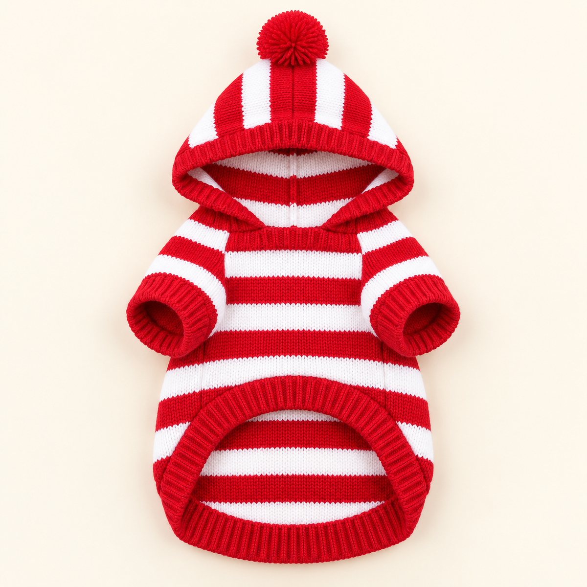 Xmas Pet Jumper - Candy Cane Stripe Jumper
