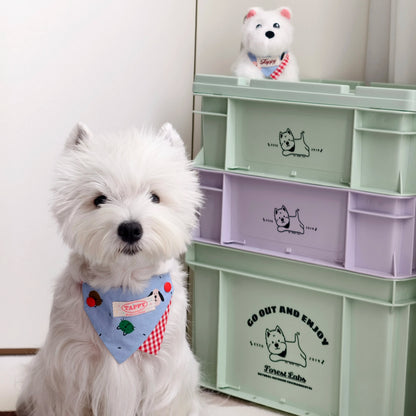 West Highland Terrier Washable Squeaky Dog Toy & Bag Charm