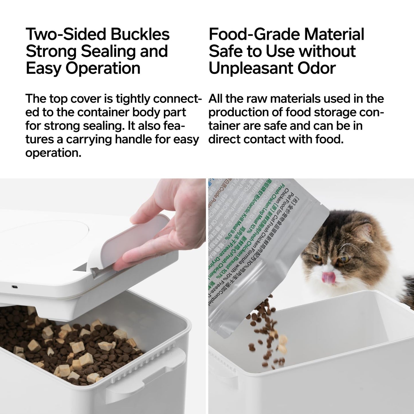 15L Vacuum Pet Food Storage with Scale