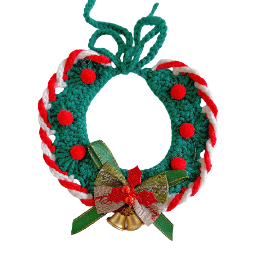 Evergreen Holly Charm Festive Pet Bandana