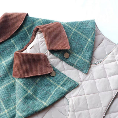 Unique Dog Vintage  - Light Green Tweed Coat