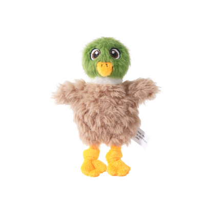 Flat Duck Squeaky Dog Toy – Gentle Interactive Play