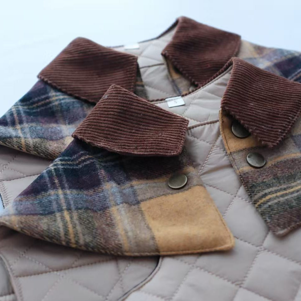 Unique Dog Vintage - Yellow Tweed Coat