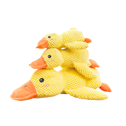 Snuggle Quack Plush Yellow Duck Toy – Soft Chew Toy
