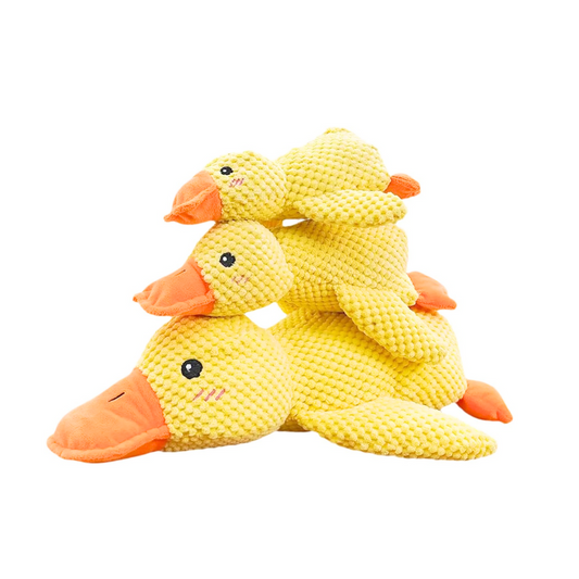 Snuggle Quack Plush Yellow Duck Toy – Soft Chew Toy