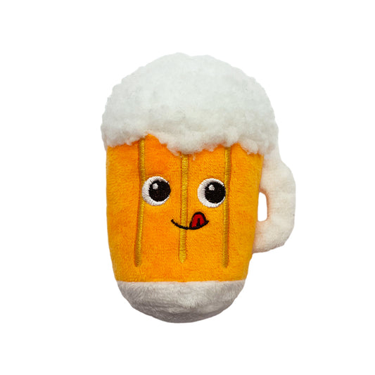 Beer Squeaky Dog Toy – Interactive Play