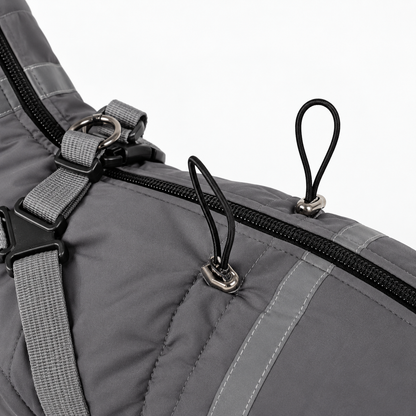 Utility Harness Dog Coat - Slate Grey