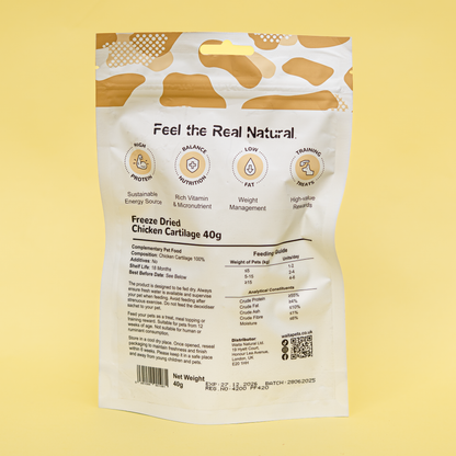 Freeze Dried Chicken Cartilage 40g