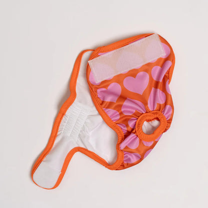Dog Period Panties Hearts
