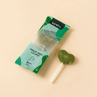 Freeze Dried Duck and Apple Lollipop