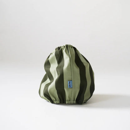 Dog Snood Green Stripes