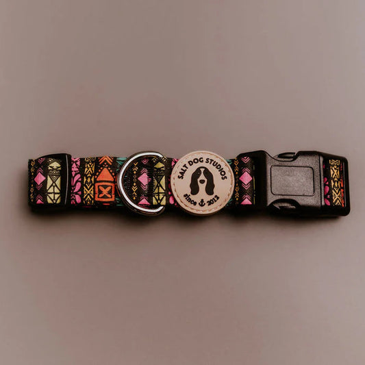 Retro Tribal Dog Collar