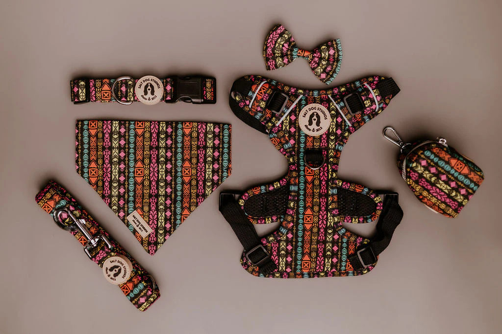 Retro Tribal Dog Collar