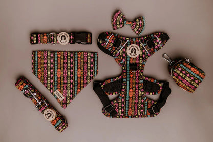 Retro Tribal Dog Collar
