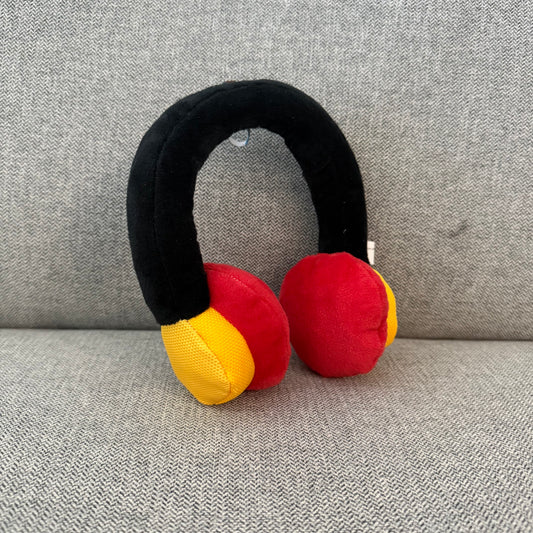 Headphones Squeaky Dog Toy – Plush Pet Accessory for Play & Style