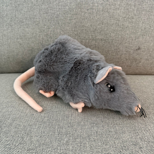 Snuffle Mouse Dog Toy – Nosework Puzzle Plush with Hidden Treat Pockets