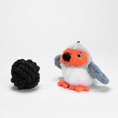 Woven Core Bird Dog Toy – Durable Chew & Play