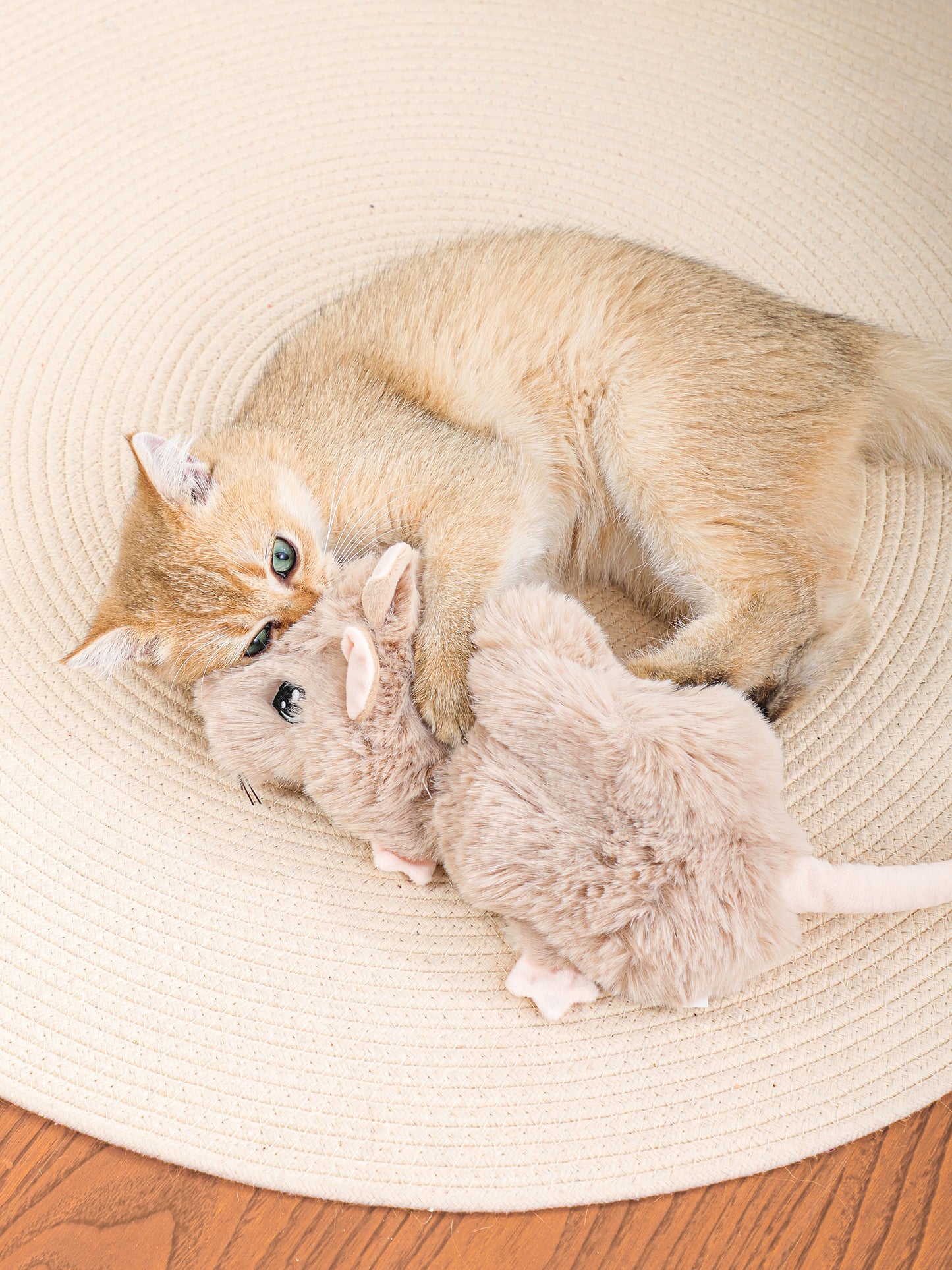 Snuffle Mouse Dog Toy – Nosework Puzzle Plush with Hidden Treat Pockets