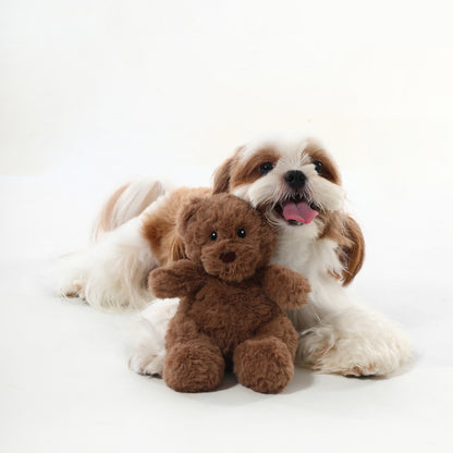 Cuddle Bear Squeaky Dog Toy – Comfort & Play