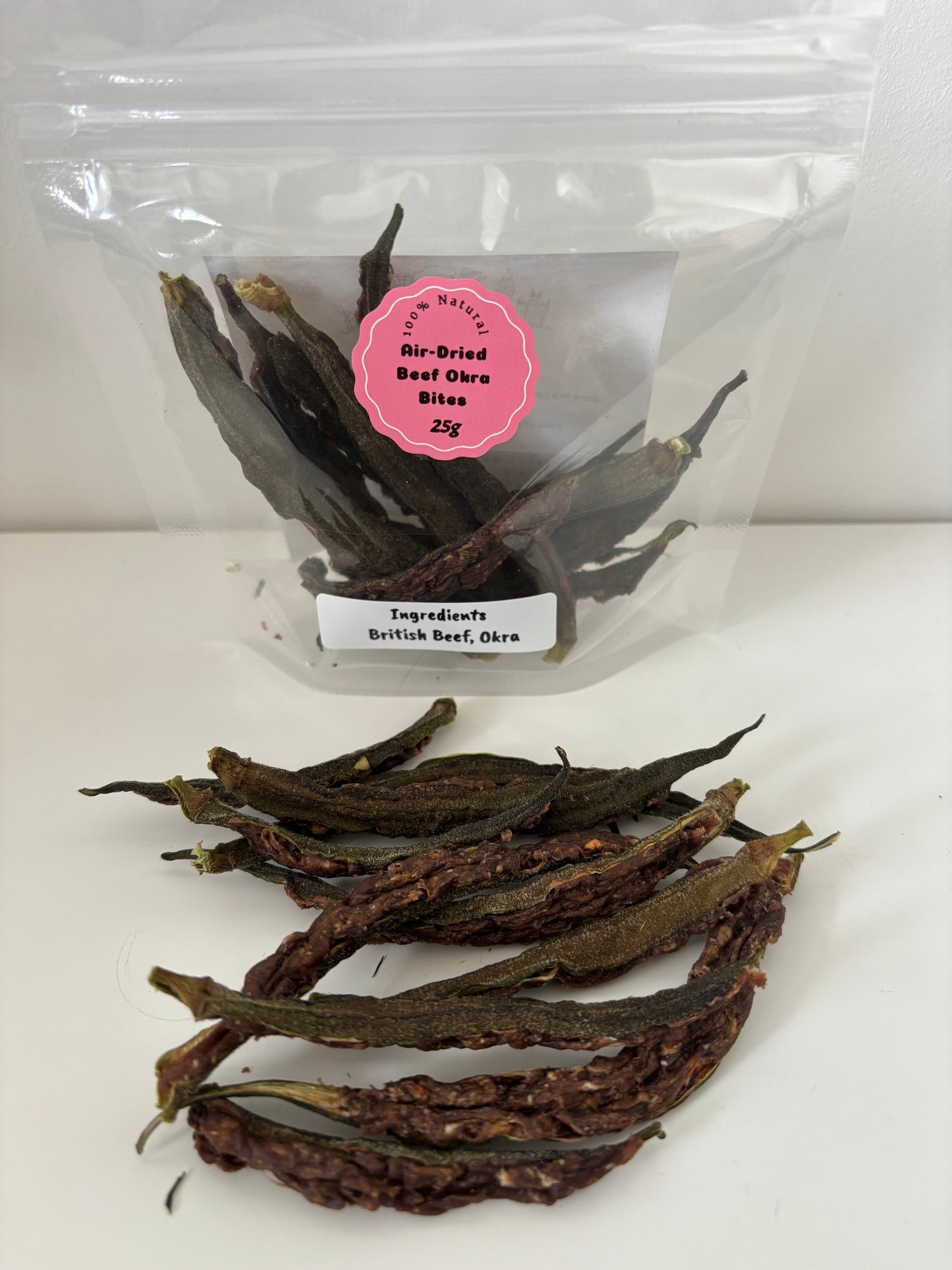 Air-Dried Beef Okra Bites / 25g