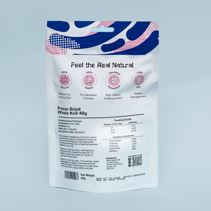 Freeze Dried Whole Krill 40g