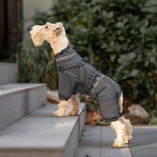 Utility Harness Dog Coat - Slate Grey