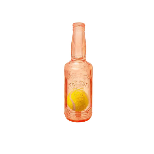 Bottle Ball Dog Toy - Orange