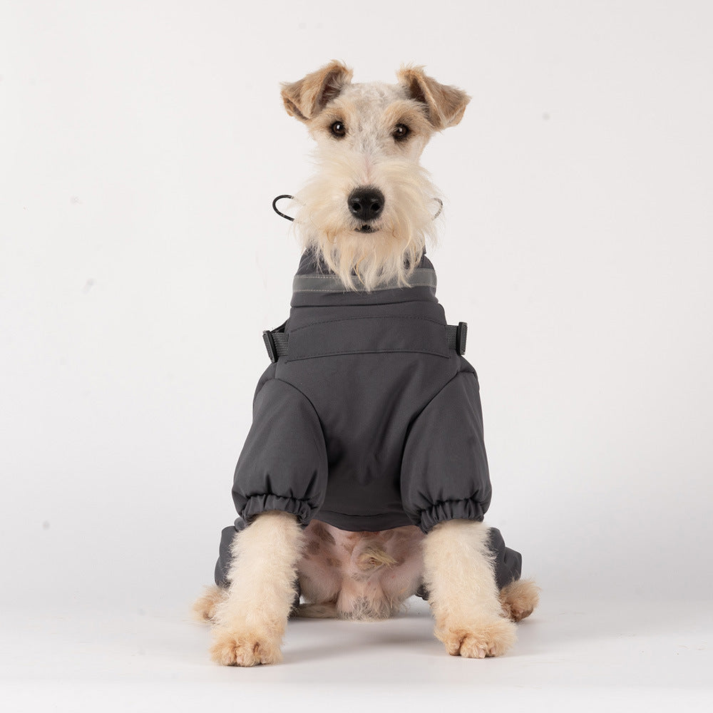 Utility Harness Dog Coat - Slate Grey