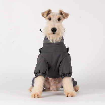 Utility Harness Dog Coat - Slate Grey