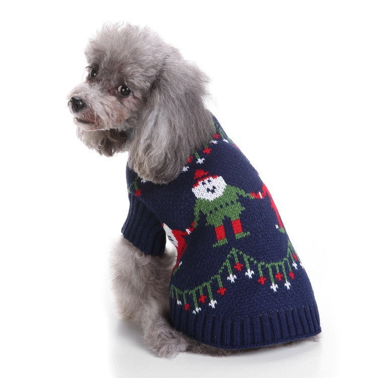 Xmas Pet Jumper - Christmas Friends Navy Jumper