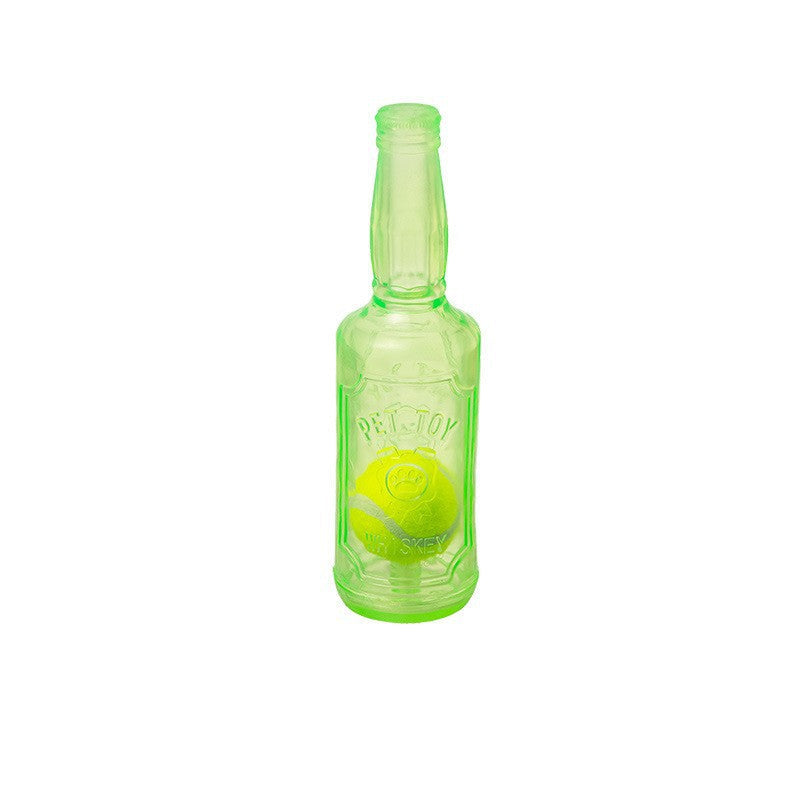 Bottle Ball Dog Toy - Green